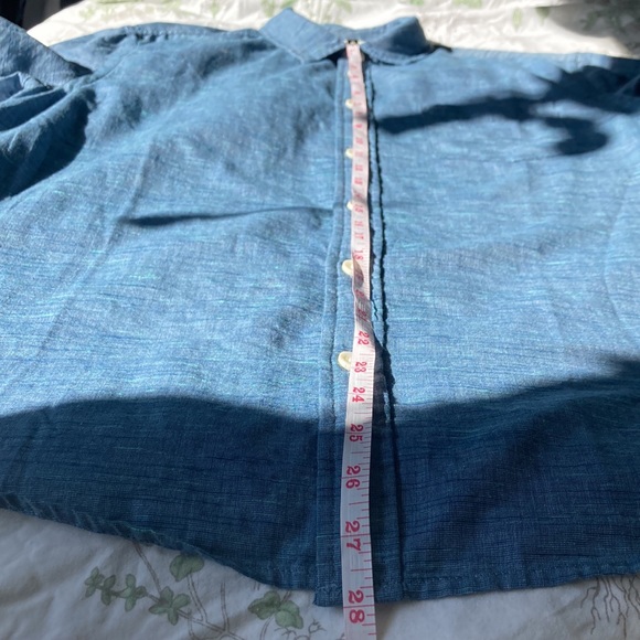 Urban Pipeline Blue Button Up Short Sleeve (L) - Picture 8 of 9